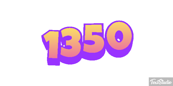 1350 Efeito do texto