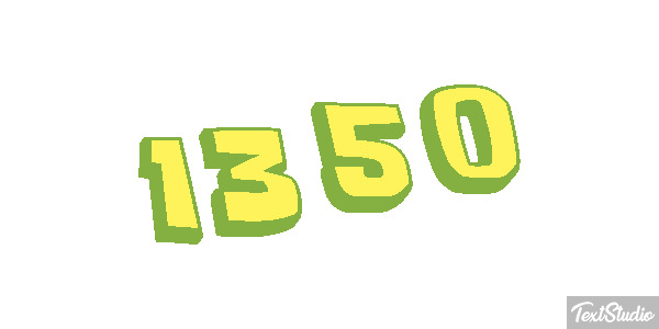 1350 Efeito do texto