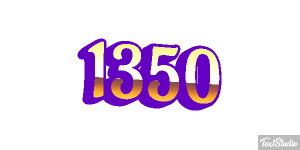 1350 Efeito do texto