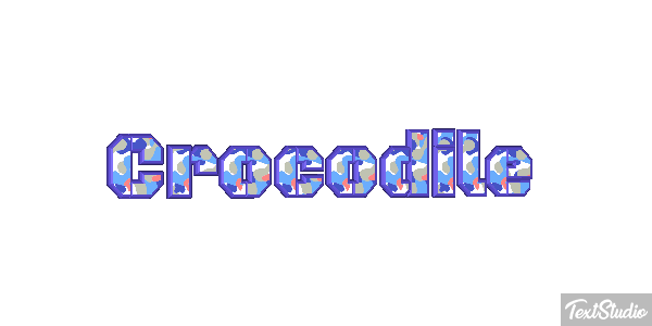 Crocodile Efeito do texto