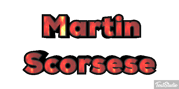 Martin Scorsese Efecto de texto