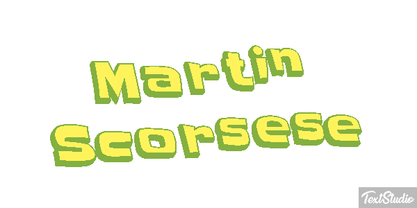 Martin Scorsese Efecto de texto