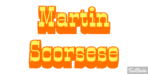 Martin Scorsese Efecto de texto