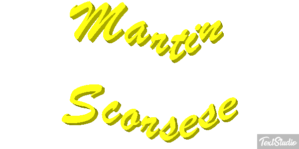 Martin Scorsese Efecto de texto