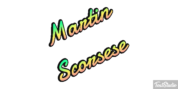 Martin Scorsese Efecto de texto