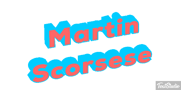 Martin Scorsese Efecto de texto