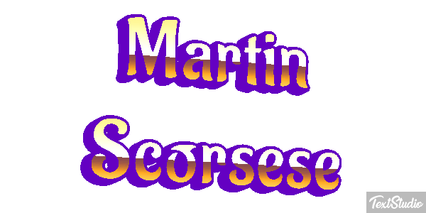 Martin Scorsese Efecto de texto