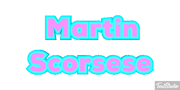Martin Scorsese Efecto de texto