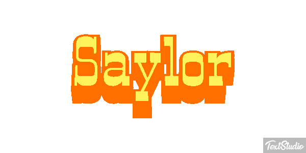 Saylor Texteffekt