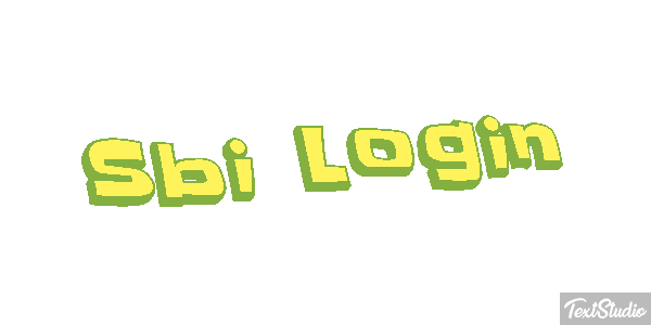 Sbi Login Texteffekt
