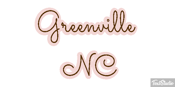 Greenville NC Effetto testo