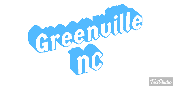 Greenville NC Effetto testo