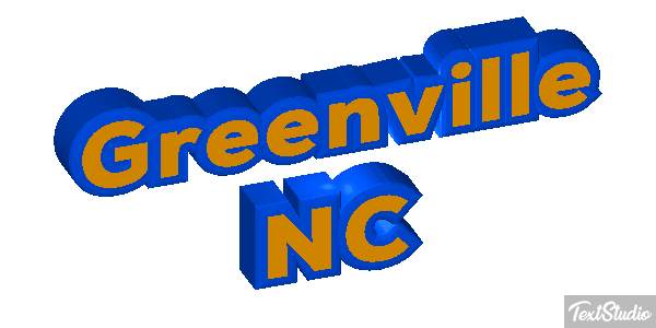 Greenville NC Effetto testo