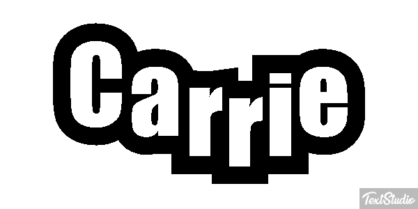 Carrie Efekt tekstowy