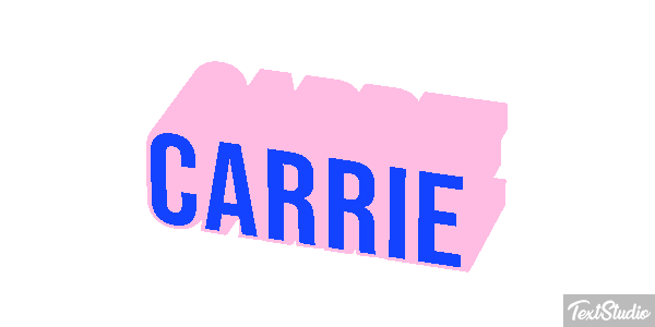 Carrie Efekt tekstowy