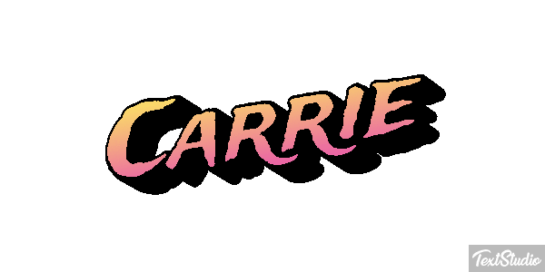 Carrie Efekt tekstowy