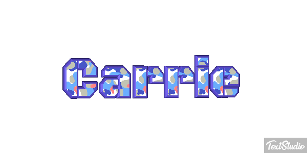Carrie Efekt tekstowy