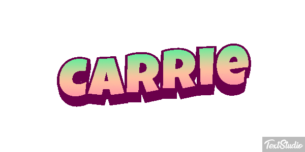 Carrie Efekt tekstowy
