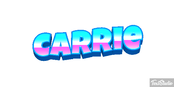 Carrie Efekt tekstowy