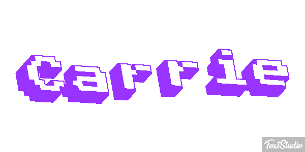 Carrie Efekt tekstowy