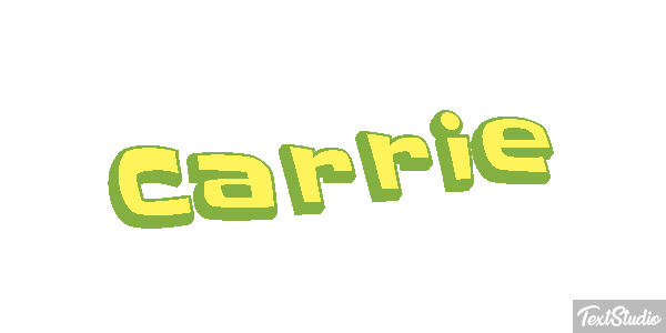 Carrie Efekt tekstowy