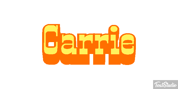Carrie Efekt tekstowy