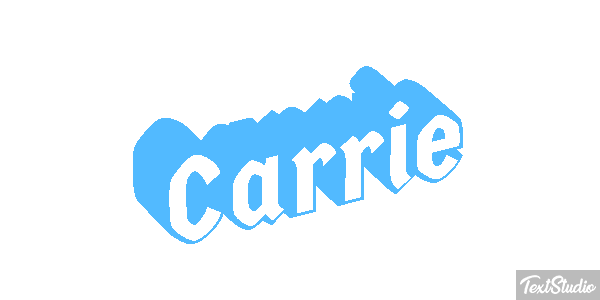 Carrie Efekt tekstowy