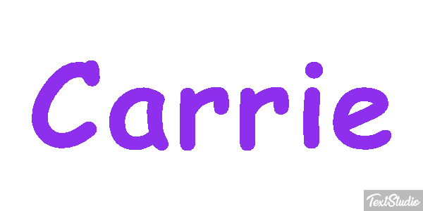 Carrie Efekt tekstowy