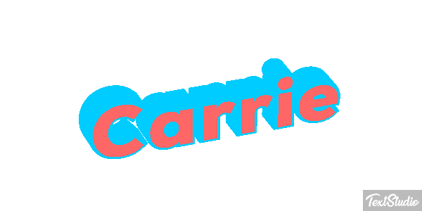 Carrie Efekt tekstowy