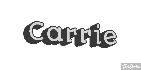 Carrie Efekt tekstowy