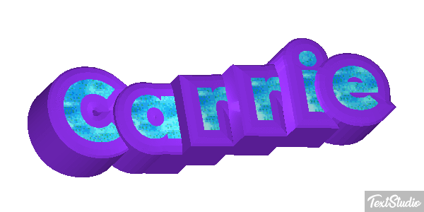 Carrie Efekt tekstowy