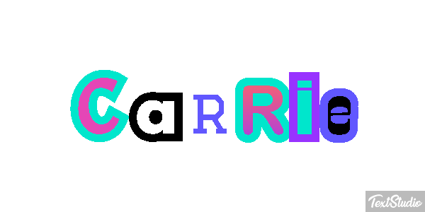 Carrie Efekt tekstowy