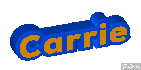 Carrie Efekt tekstowy