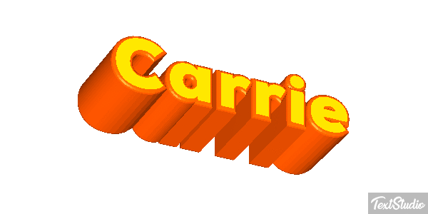 Carrie Efekt tekstowy