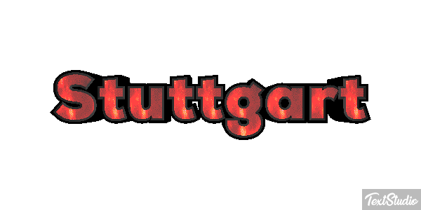 Stuttgart Tekst effect