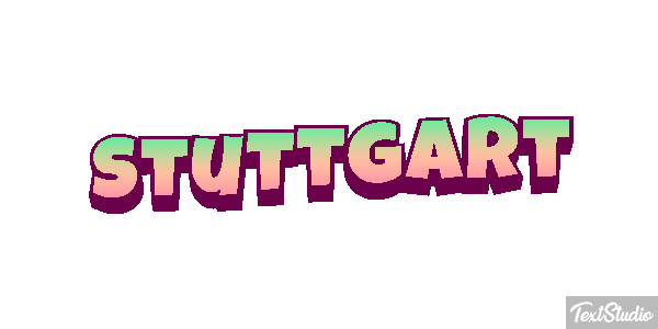 Stuttgart Tekst effect