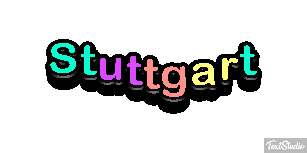 Stuttgart Tekst effect