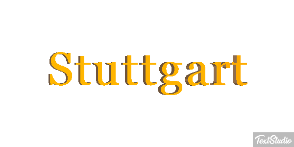 Stuttgart Tekst effect