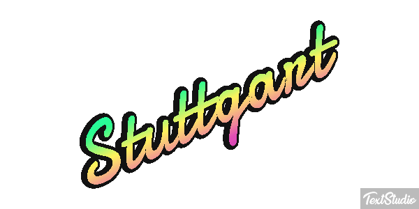 Stuttgart Tekst effect