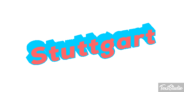 Stuttgart Tekst effect