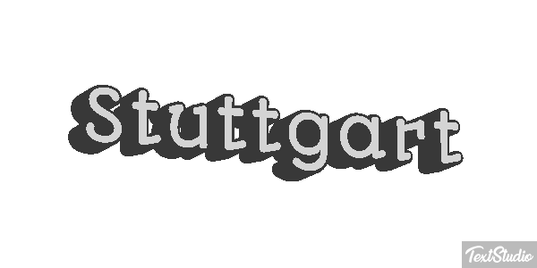 Stuttgart Tekst effect