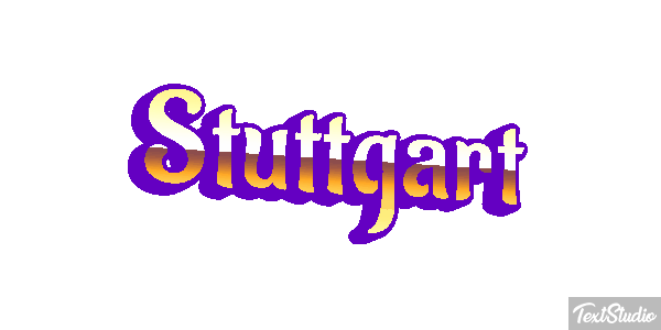 Stuttgart Tekst effect
