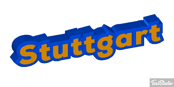 Stuttgart Tekst effect