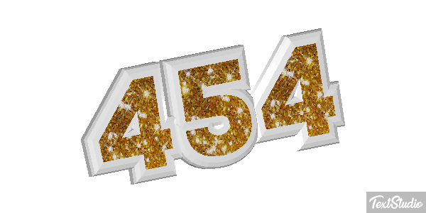 454 Tekst effect