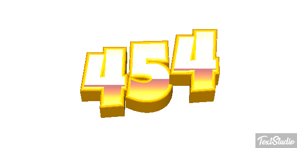 454 Tekst effect