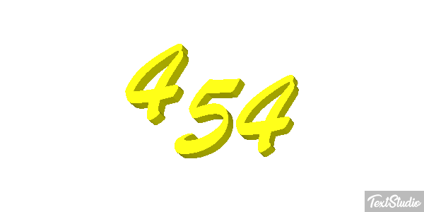 454 Tekst effect