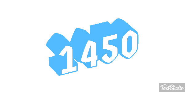 1450 Text effect