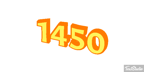 1450 Text effect