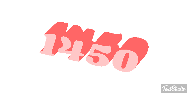 1450 Text effect