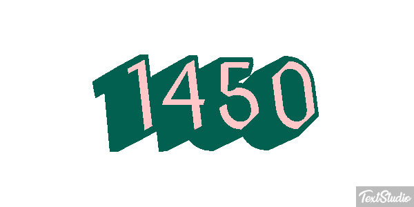 1450 Text effect